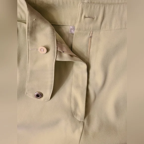 Bette & Court size 16 lime green capri pants - Picture 8 of 9